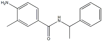 4-amino-3-methyl-N-(1-phenylethyl)benzamide Structure