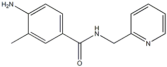 4-amino-3-methyl-N-(pyridin-2-ylmethyl)benzamide Structure