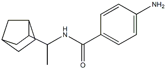 4-amino-N-(1-{bicyclo[2.2.1]heptan-2-yl}ethyl)benzamide Structure