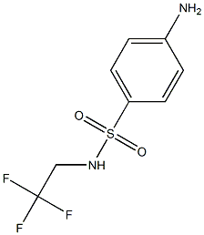 4-amino-N-(2,2,2-trifluoroethyl)benzene-1-sulfonamide 구조식 이미지