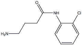 4-amino-N-(2-chlorophenyl)butanamide 구조식 이미지