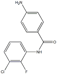 4-amino-N-(3-chloro-2-fluorophenyl)benzamide 구조식 이미지