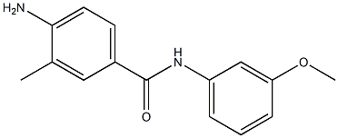 4-amino-N-(3-methoxyphenyl)-3-methylbenzamide Structure