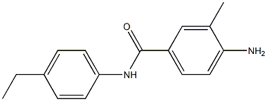 4-amino-N-(4-ethylphenyl)-3-methylbenzamide 구조식 이미지