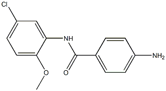 4-amino-N-(5-chloro-2-methoxyphenyl)benzamide Structure