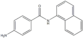 4-amino-N-(naphthalen-1-yl)benzamide 구조식 이미지