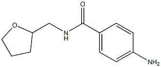 4-amino-N-(tetrahydrofuran-2-ylmethyl)benzamide Structure