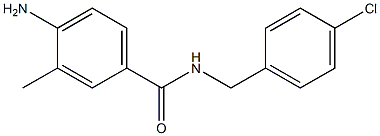 4-amino-N-[(4-chlorophenyl)methyl]-3-methylbenzamide 구조식 이미지