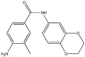 4-amino-N-2,3-dihydro-1,4-benzodioxin-6-yl-3-methylbenzamide Structure