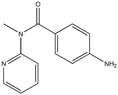 4-amino-N-methyl-N-(pyridin-2-yl)benzamide Structure