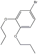 4-bromo-1,2-dipropoxybenzene Structure