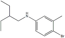 4-bromo-N-(2-ethylbutyl)-3-methylaniline Structure