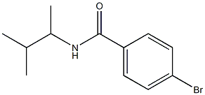 4-bromo-N-(3-methylbutan-2-yl)benzamide Structure
