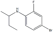 4-bromo-N-(butan-2-yl)-2-fluoroaniline Structure