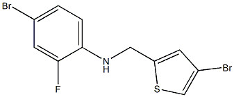 4-bromo-N-[(4-bromothiophen-2-yl)methyl]-2-fluoroaniline 구조식 이미지