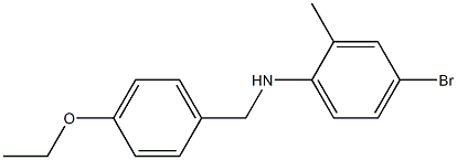 4-bromo-N-[(4-ethoxyphenyl)methyl]-2-methylaniline Structure