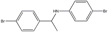 4-bromo-N-[1-(4-bromophenyl)ethyl]aniline Structure