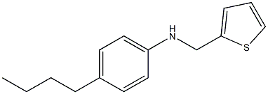 4-butyl-N-(thiophen-2-ylmethyl)aniline Structure