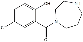 4-chloro-2-(1,4-diazepan-1-ylcarbonyl)phenol 구조식 이미지