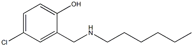 4-chloro-2-[(hexylamino)methyl]phenol Structure