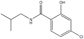 4-chloro-2-hydroxy-N-(2-methylpropyl)benzamide 구조식 이미지