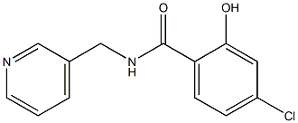 4-chloro-2-hydroxy-N-(pyridin-3-ylmethyl)benzamide Structure