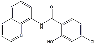 4-chloro-2-hydroxy-N-(quinolin-8-yl)benzamide Structure
