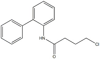 4-chloro-N-(2-phenylphenyl)butanamide Structure