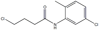 4-chloro-N-(5-chloro-2-methylphenyl)butanamide 구조식 이미지