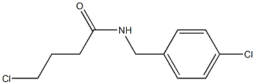 4-chloro-N-[(4-chlorophenyl)methyl]butanamide Structure