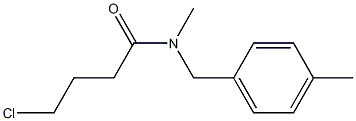 4-chloro-N-methyl-N-[(4-methylphenyl)methyl]butanamide 구조식 이미지