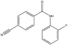 4-cyano-N-(2-fluorophenyl)benzamide Structure