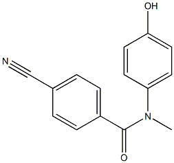 4-cyano-N-(4-hydroxyphenyl)-N-methylbenzamide Structure