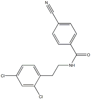 4-cyano-N-[2-(2,4-dichlorophenyl)ethyl]benzamide Structure