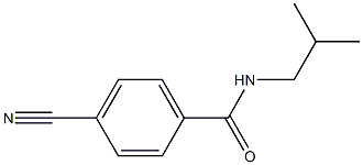 4-cyano-N-isobutylbenzamide 구조식 이미지