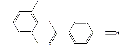 4-cyano-N-mesitylbenzamide Structure