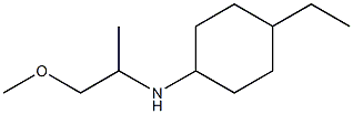 4-ethyl-N-(1-methoxypropan-2-yl)cyclohexan-1-amine Structure