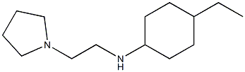 4-ethyl-N-[2-(pyrrolidin-1-yl)ethyl]cyclohexan-1-amine Structure