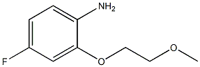 4-fluoro-2-(2-methoxyethoxy)aniline Structure