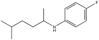 4-fluoro-N-(5-methylhexan-2-yl)aniline Structure