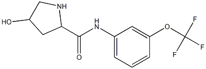 4-hydroxy-N-[3-(trifluoromethoxy)phenyl]pyrrolidine-2-carboxamide Structure