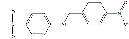 4-methanesulfonyl-N-[(4-nitrophenyl)methyl]aniline 구조식 이미지