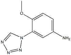 4-methoxy-3-(1H-tetrazol-1-yl)aniline 구조식 이미지