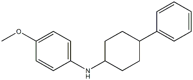 4-methoxy-N-(4-phenylcyclohexyl)aniline 구조식 이미지