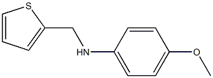 4-methoxy-N-(thiophen-2-ylmethyl)aniline 구조식 이미지