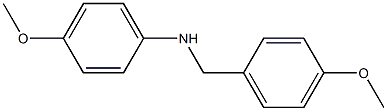 4-methoxy-N-[(4-methoxyphenyl)methyl]aniline Structure