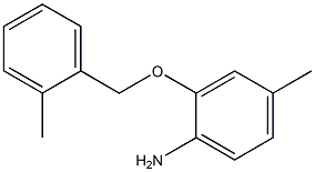 4-methyl-2-[(2-methylphenyl)methoxy]aniline 구조식 이미지