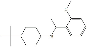 4-tert-butyl-N-[1-(2-methoxyphenyl)ethyl]cyclohexan-1-amine Structure