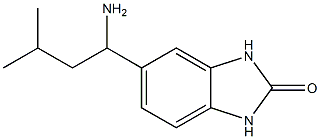 5-(1-amino-3-methylbutyl)-2,3-dihydro-1H-1,3-benzodiazol-2-one 구조식 이미지