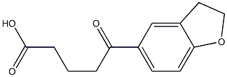 5-(2,3-dihydro-1-benzofuran-5-yl)-5-oxopentanoic acid Structure